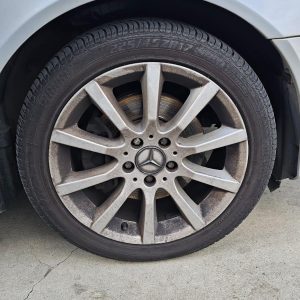 MERCEDES CLK 2002-2009 WHEEL ALLOY FACTORY, 17X7.5IN, 10 SPOKE, C209/A209, 06/02