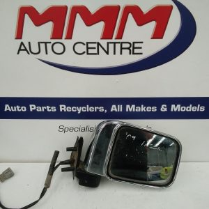 NISSAN NAVARA RIGHT DOOR MIRROR D22, POWER, CHROME, 04/97-08/15 97 98 99 00 01 0