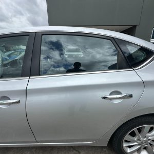 NISSAN PULSAR B17 12/2012-12/2017 LEFT REAR OUTER DOOR HANDLE CHROME SEDAN