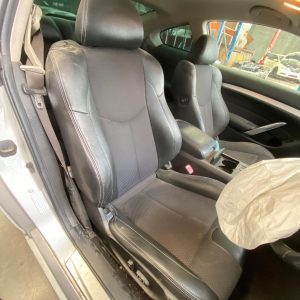 NISSAN SKYLINE V36 11/2006-2015 RIGHT FRONT SEAT LEATHER BLACK IMPORT