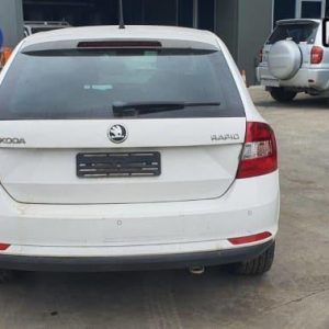 SKODA RAPID NH 05/14-12/20 REAR BUMPER WITH PARK SENSORS TYPE