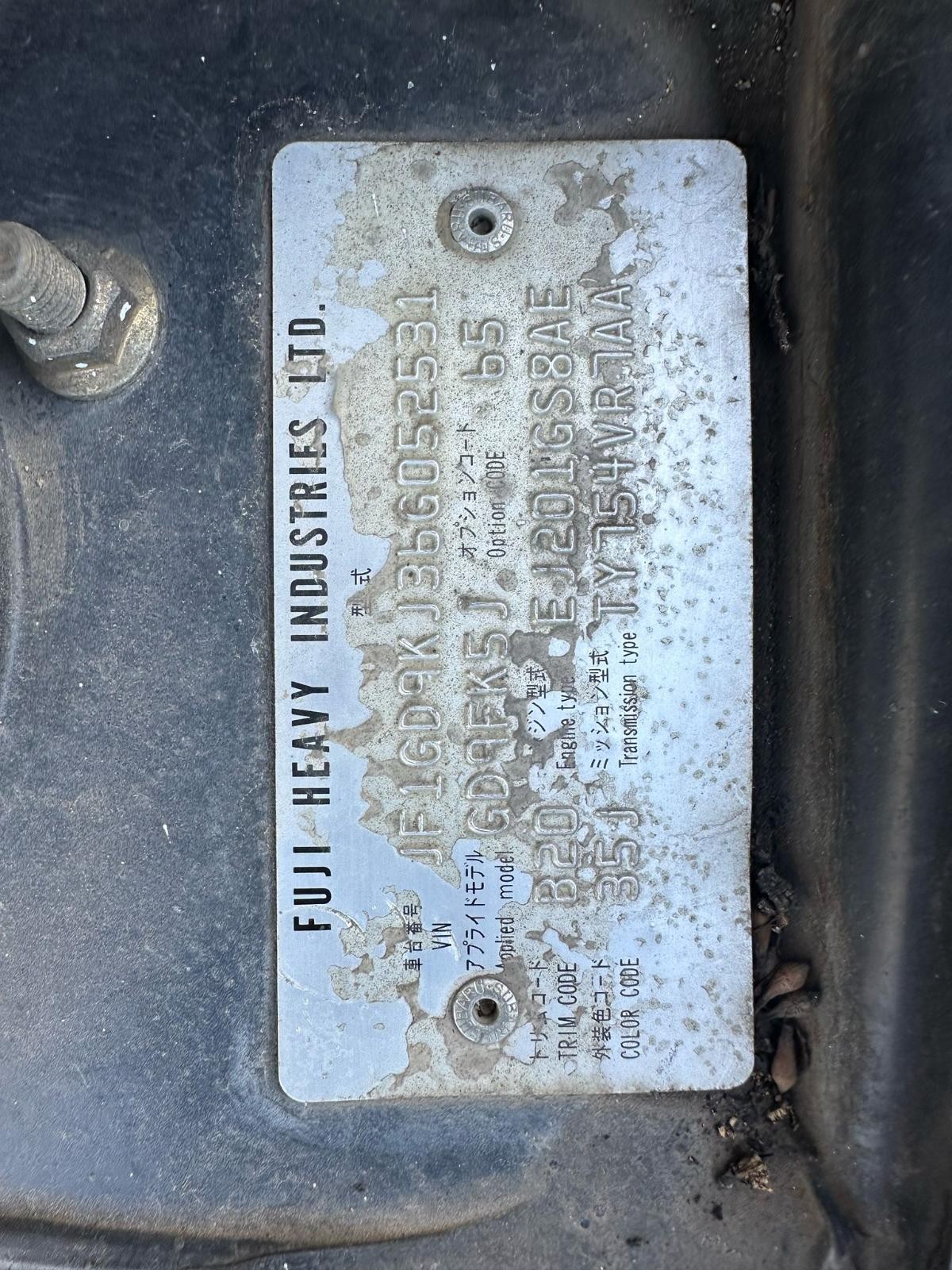 SUBARU IMPREZA 09/2005-06/2007 WASHER BOTTLE SINGLE WASHER PUMP TYPE SEDAN - Image 11