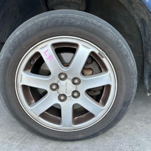 SUBARU IMPREZA 10/2000-06/2007 LEFT FRONT WHEEL ALLOY FACTORY 15X6IN 7 SPOKE