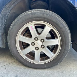 SUBARU IMPREZA 10/2000-06/2007 RIGHT FRONT WHEEL ALLOY FACTORY 15X6IN 7 SPOKE