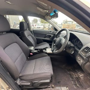SUBARU OUTBACK 4TH GEN 07/2003-09/2009 RIGHT FRONT SEAT CLOTH GREY MANUAL
