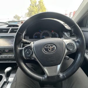 TOYOTA CAMRY 11/2011-05/2015 STEERING WHEEL LEATHER TYPE WITH CRUISE CONTROL