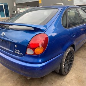 TOYOTA COROLLA 10/1998-11/2001 RIGHT REAR WINDOW REG/MOTOR AE112, MANUAL