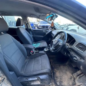 VOLKSWAGEN GOLF GEN 6 10/2008-05/2015 LEFT FRONT SEAT CLOTH GREY