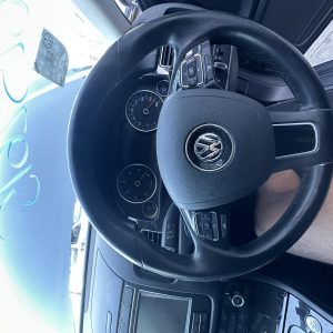VOLKSWAGEN TOUAREG 7P 12/2010-04/2018 STEERING WHEEL LEATHER STANDARD TYPE