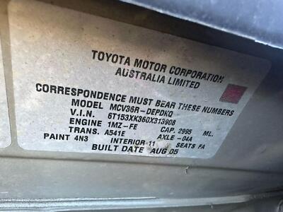TOYOTA CAMRY SK36 08/2002-05/2006 FUEL TANK PETROL - Image 12
