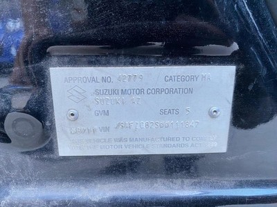SUZUKI SWIFT FZ 08/2010-03/2017 LEFT REAR DOOR SHELL - Image 11