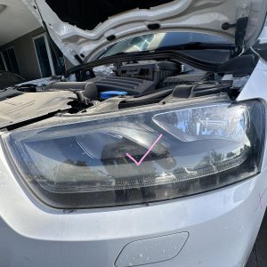 AUDI Q3 8U 03/2012-10/2014 LEFT HEADLAMP HALOGEN TYPE P/N 8U0941003N