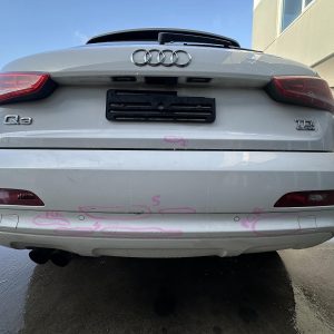 AUDI Q3 8U 11/2014-12/2018 REAR BUMPER WITH PARK ASSIST TYPE