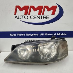 FORD FALCON 2002-2006 LEFT HEADLAMP BA-BF1, XT, BLACK INSERT TYPE, 10/02-08/06