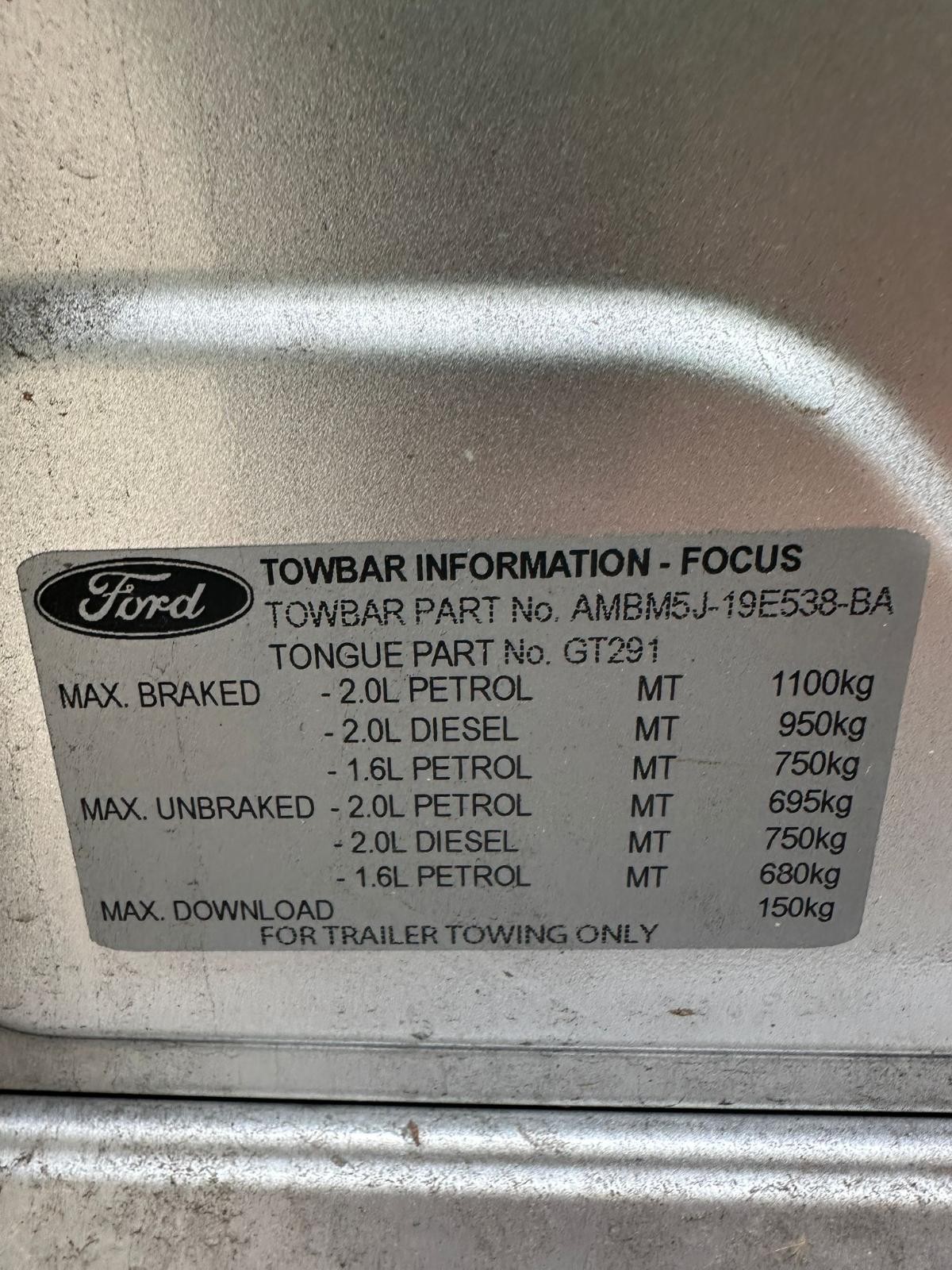 FORD FOCUS LW 05/2011-08/2015 THROTTLE BODY 2.0L DIESEL P/N 9M5Z9E926A - Image 12