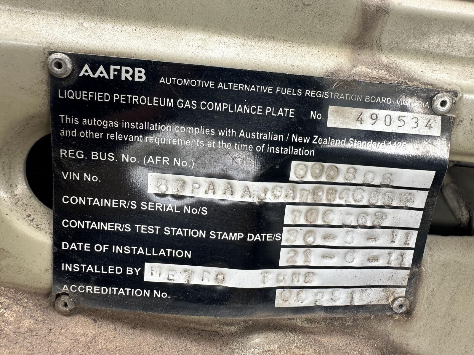 FORD TERRITORY SX-SY MKII 05/2004-04/2011 LEFT REAR 2ND SEAT CLOTH - Image 11