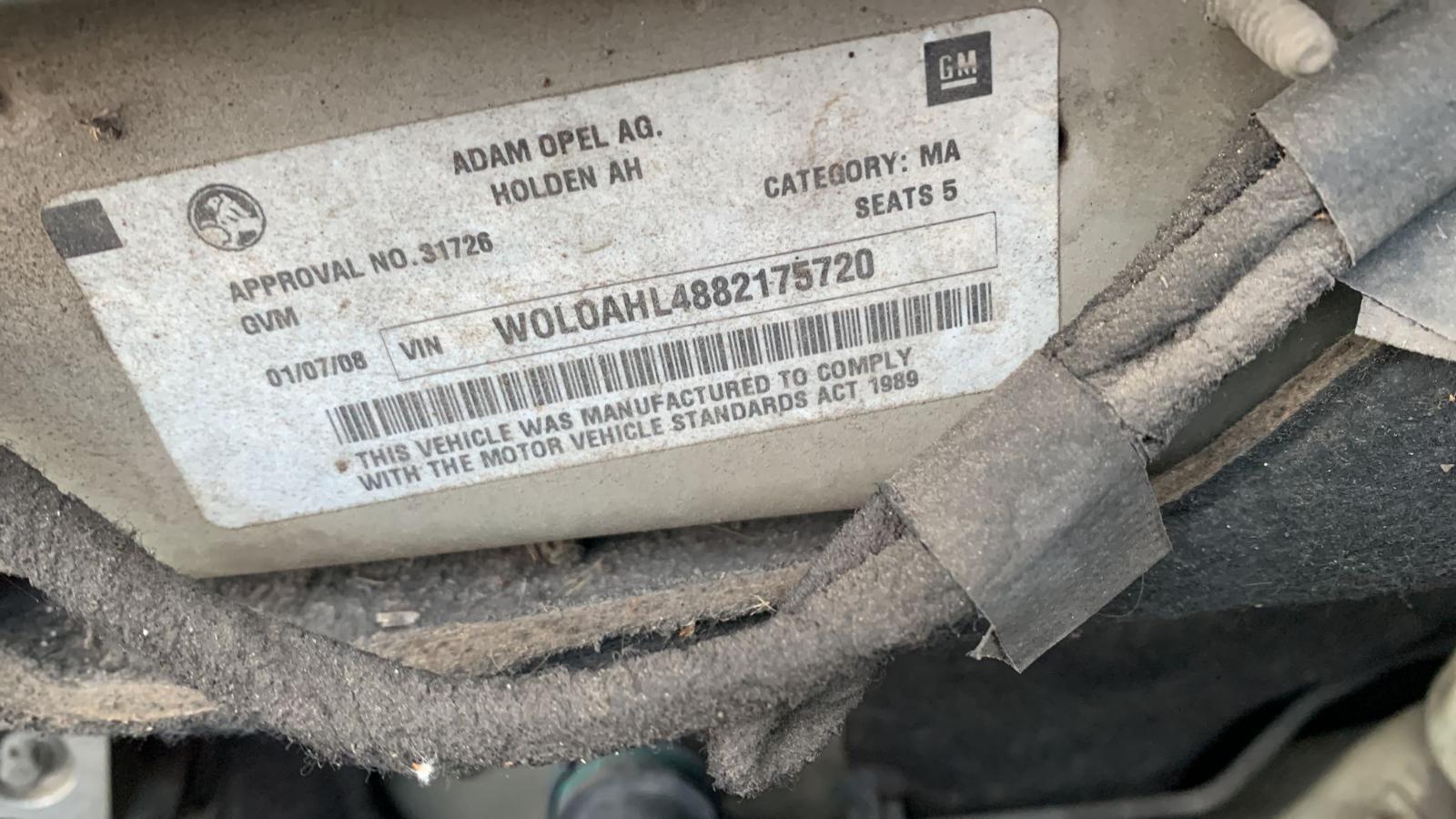 HOLDEN ASTRA 10/2004-08/2009 HATCHBACK COURTESY LIGHT FRONT, AH - Image 7