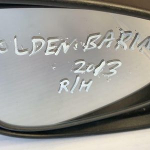 HOLDEN BARINA RIGHT DOOR MIRROR TM, COLOUR CODED, 11/11-12/18 11 12 13 14 15 16