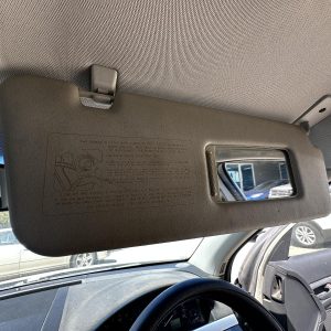 HOLDEN COMMODORE VE 08/2006-05/2013 RIGHT SIDE SUN VISOR LIGHT GREY