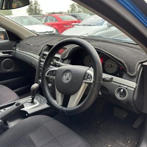 HOLDEN COMMODORE VE 09/2009-05/2013 STEERING WHEEL LEATHER WITH GREY INSERT