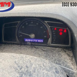 HONDA CIVIC 02/2006-12/2011 SEDAN INSTRUMENT CLUSTER, AUTOMATIC T/M, SPORT