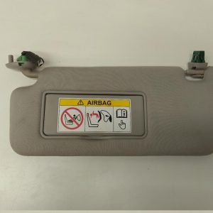 HONDA CIVIC 10TH GEN 05/2016-08/2021 LEFT SIDE SUN VISOR LIGHT GREY CLOTH