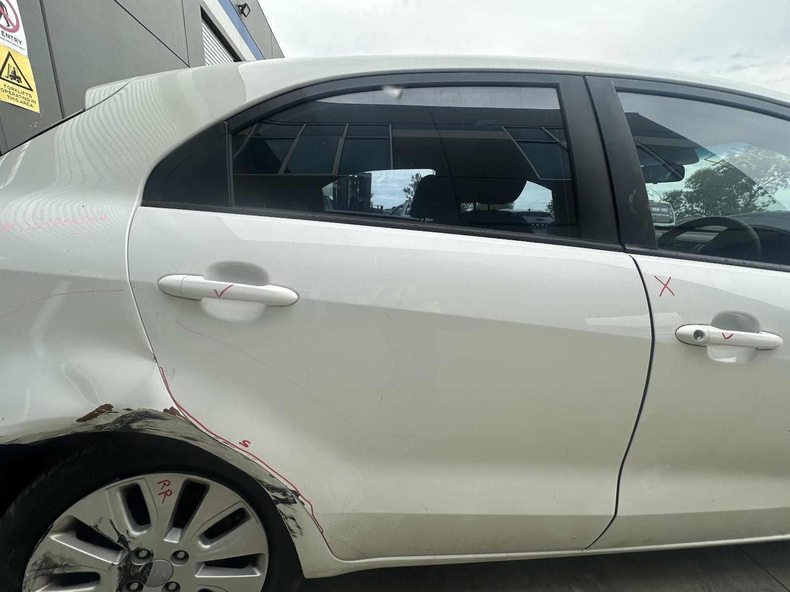 KIA RIO UB 08/2011-11/2016 RIGHT REAR OUTER DOOR HANDLE