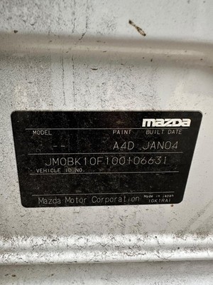 MAZDA 3 BK 10/2003-04/2009 LEFT REAR DOOR SHELL SEDAN - Image 12