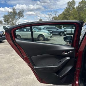 MAZDA 3 BM 11/2013-05/2016 LEFT REAR DOOR TRIM CLOTH SEDAN