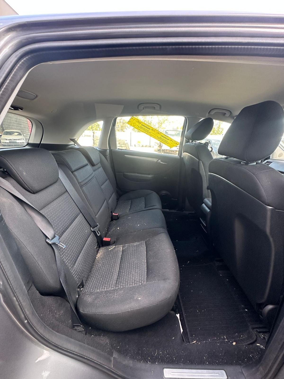 MERCEDES B CLASS W245 09/2008-06/2011 RIGHT REAR 2ND SEAT CLOTH BLACK