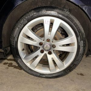 MERCEDES C CLASS 07/2007-01/2015 LEFT REAR WHEEL ALLOY FACTORY 17X7.5IN