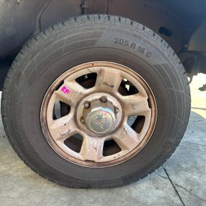 MITSUBISHI TRITON MK 10/1996-06/2006 RIGHT FRONT WHEEL STEEL 16X6IN 2WD