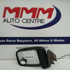 NISSAN NAVARA LEFT DOOR MIRROR D22, POWER, BLACK, 04/97-08/15 97 98 99 00 01 02