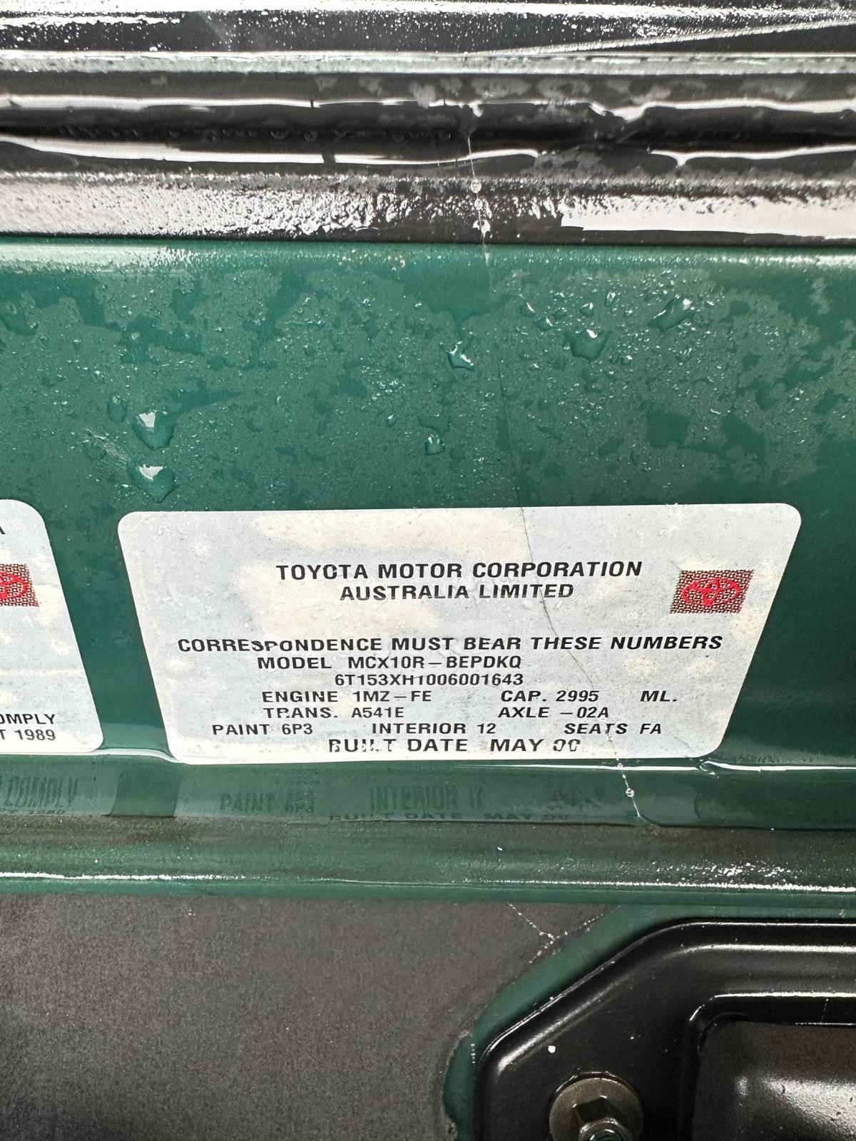 TOYOTA AVALON MCX10R 07/2000-06/2005 HEATER/AC CONTROLS STANDARD CONTROL UNIT - Image 12