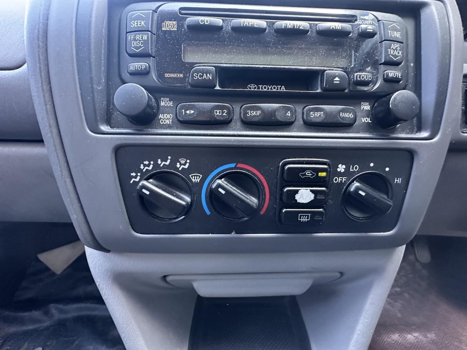 TOYOTA AVALON MCX10R 07/2000-06/2005 HEATER/AC CONTROLS STANDARD CONTROL UNIT