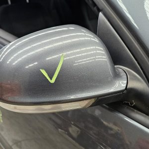 VOLKSWAGEN GOLF GEN 6 09/2009-01/2013 RIGHT DOOR MIRROR MANUAL FOLD 1K2857508BP