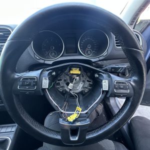 VOLKSWAGEN GOLF GEN 6 10/2008-01/2016 STEERING WHEEL LEATHER STANDARD