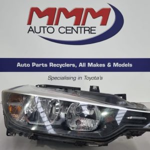 BMW 3 SERIES RIGHT HEADLAMP F30/F31, SEDAN/WAGON, HALOGEN TYPE, 11/11-12/15 11 1