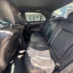CHRYSLER 300C LX2 12/2011-12/2021 LEFT REAR 2ND SEAT  LEATHER BLACK