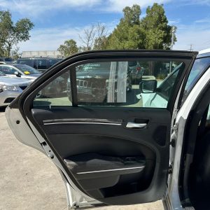 CHRYSLER 300C LX2 12/2011-12/2021 LEFT REAR DOOR TRIM LEATHER BLACK