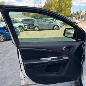 DODGE JOURNEY JC 07/2011-12/2016 LEFT FRONT DOOR TRIM BLACK LEATHER