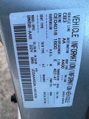 FORD LASER KN-KQ 02/1999-09/2002 RIGHT REAR INNER DOOR HANDLE LIGHT GREY BACKIN - Image 13