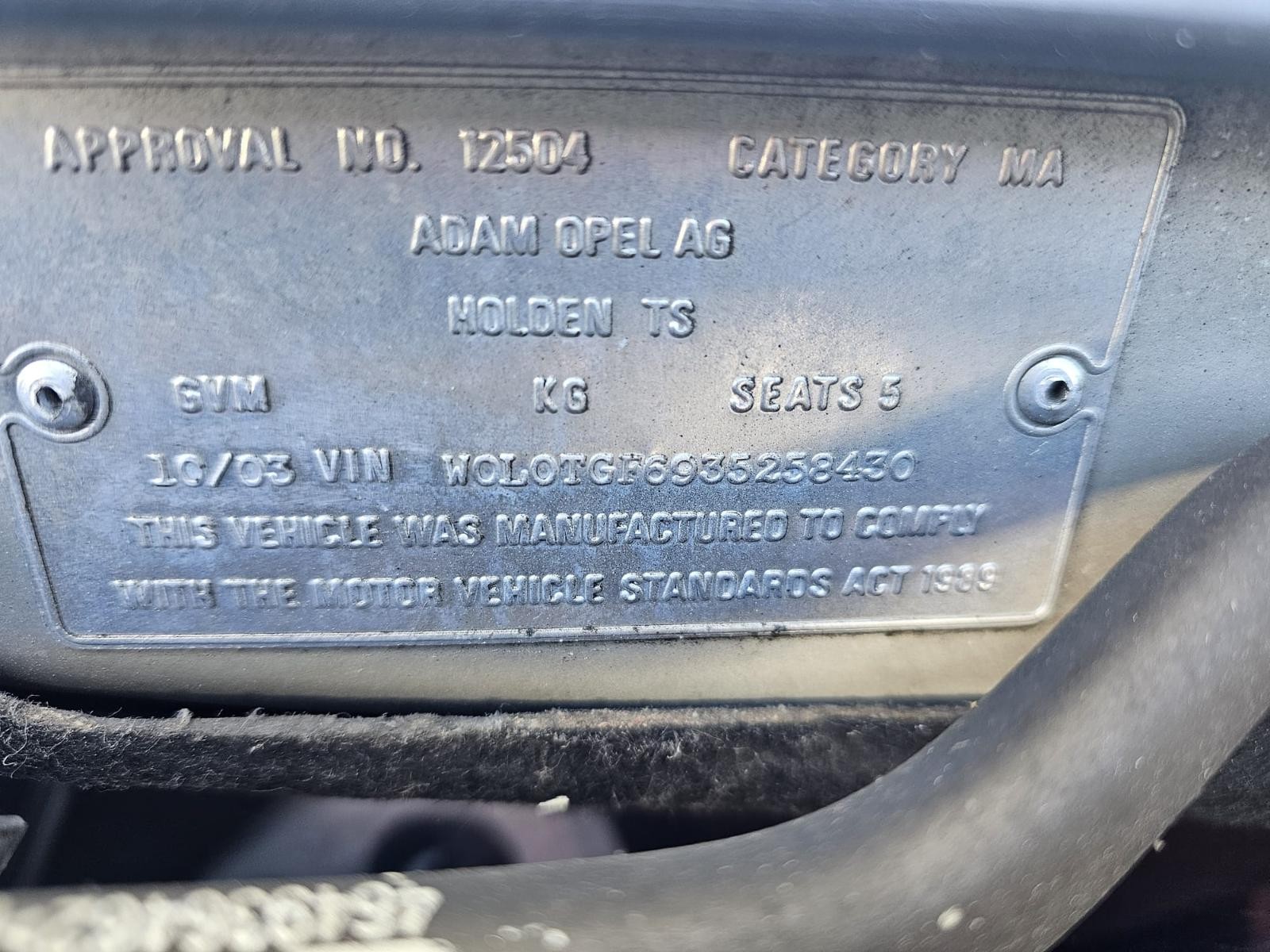 HOLDEN ASTRA TS 09/1998-10/2006 LEFT TAILLIGHT SEDAN - Image 9