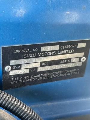 HOLDEN RODEO KB-TF 01/2081-03/2003 UTE BACK DUAL CAB - Image 13