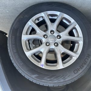 JEEP CHEROKEE KL 02/2014-03/2018 RIGHT FRONT WHEEL ALLOY FACTORY 17X7IN