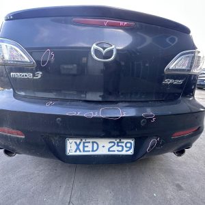 MAZDA 3 BL 04/2009-09/2011 REAR BUMPER SP25 SEDAN