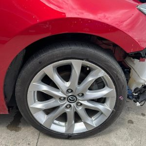 MAZDA 3 BM 11/2013-05/2016 RIGHT FRONT WHEEL ALLOY FACTORY 18X7.0IN SP25