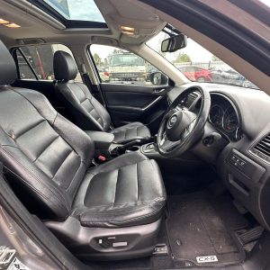 MAZDA CX5 KE 02/2012-11/2014 RIGHT FRONT SEAT LEATHER BLACK GT/AKERA