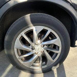 NISSAN XTRAIL T32 02/14-01/17 LEFT REAR WHEEL ALLOY FACTORY 5 V SPOKE 18X7.0IN