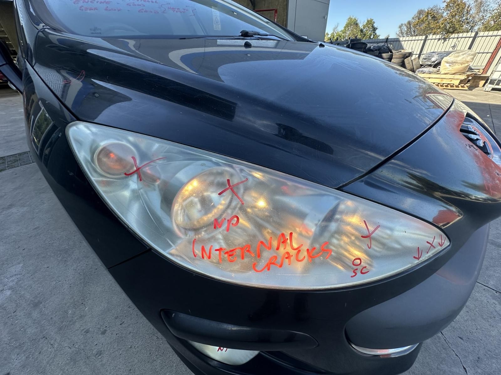 PEUGEOT 308 T7 09/2007-07/2011 RIGHT HEADLAMP HALOGEN TYPE HATCHBACK
